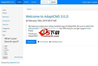 AdaptCMS 网站内容管理系统 v3.0.2